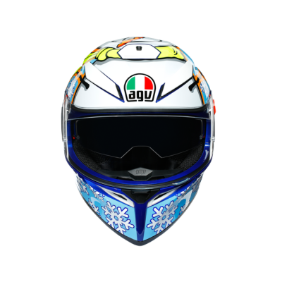Шлем мото интеграл AGV (АГВ) K-3 SV TOP Rossi Winter Test 2016 XS - купить с доставкой, цены в интернет-магазине Мототека