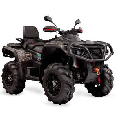 Квадроцикл AODES (Аодес) Pathcross ATV1000L PRO EPS двухместный камуфляж с ПСМ - купить с доставкой, цены в интернет-магазине Мототека