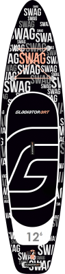 Надувная доска для sup - бординга Gladiator (Гладиатор) SWAG 12.6 - купить с доставкой, по выгодной цене в интернет-магазине Мототека