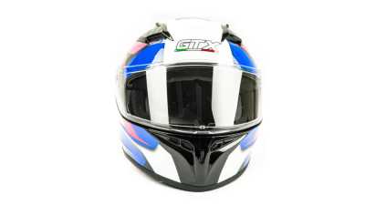 Шлем мото интеграл GTX 578 (XL) #3 BLACK/PINK BLUE WHITE - купить с доставкой, цены в интернет-магазине Мототека