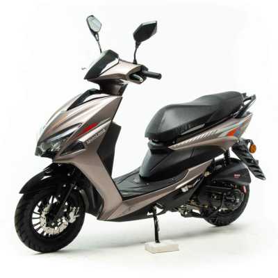 Скутер MotoLand (Мотолэнд) FS Серый - купить с доставкой, по выгодной цене в интернет-магазине Мототека