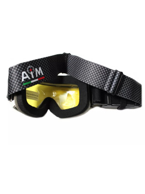 Очки снегоходные AiM (Аим) (PRO) 190-102 Accu Heated Goggles White  | Мототека