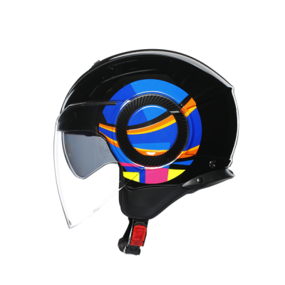 Шлем мото открытый AGV (АГВ) ORBYT TOP Sun&Moon 46 Black S - купить с доставкой, цены в интернет-магазине Мототека