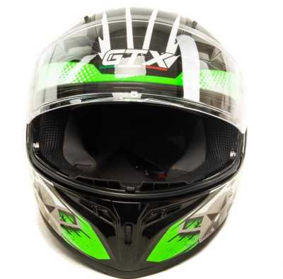 Шлем мото интеграл GTX 578S (L) #1 BLACK / FLUO GREEN YELLOW подростковый - купить с доставкой, цены в интернет-магазине Мототека