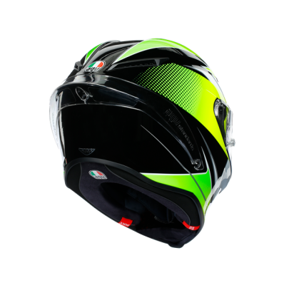 Шлем мото интеграл AGV (АГВ) CORSA R MULTI Supersport Black/White/Lime MS - купить с доставкой, цены в интернет-магазине Мототека