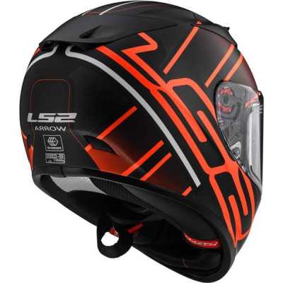 Шлем мото интеграл LS2 (ЛС2) FF323 Arrow R Evo Ion Черно-Красный - купить с доставкой, цены в интернет-магазине Мототека