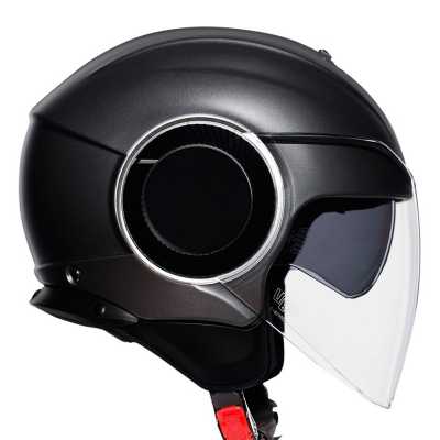 Шлем мото открытый AGV (АГВ) ORBYT MONO Matt Black XS - купить с доставкой, цены в интернет-магазине Мототека