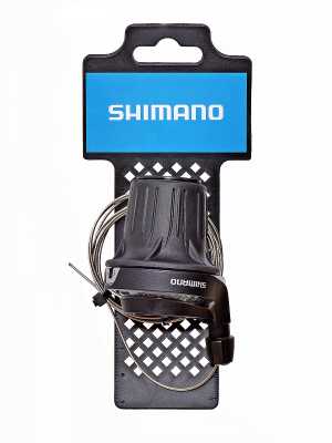 Шифтер Shimano (Шимано) Tourney RV200-L левый 3ск(sis) трос 1800мм ASLRV200LB