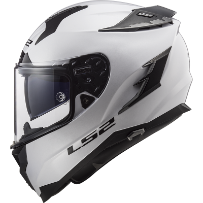 Шлем мото интеграл LS2 (ЛС2) FF327 Challenger White