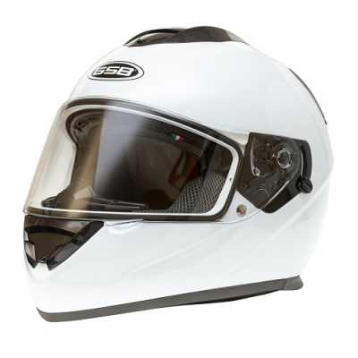 Шлем интеграл GSB G - 350 WHITE GLOSSY - купить с доставкой, цены в интернет-магазине Мототека
