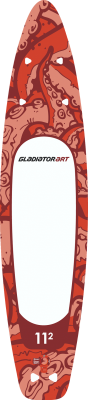 Надувная доска для sup - бординга Gladiator (Гладиатор) OCTOPUS 11.2 (2021) - купить с доставкой, по выгодной цене в интернет-магазине Мототека