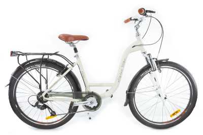 Велосипед городской Alpinebike (Альпинбайк) Costa (2022), M, 26", 7 скоростей белый - купить с доставкой, по выгодной цене в интернет-магазине Мототека